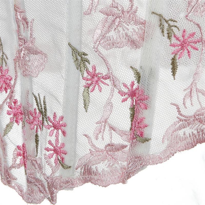 Sommer Atmungsaktiv Netz Stickerei Sexy Durchsichtig Damen S Bustier Korsett Top