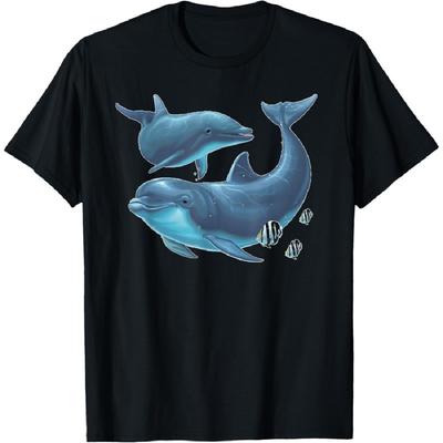 Tricou cu Delfin Tricou pentru bărbați femei băieți fete copii Tricou