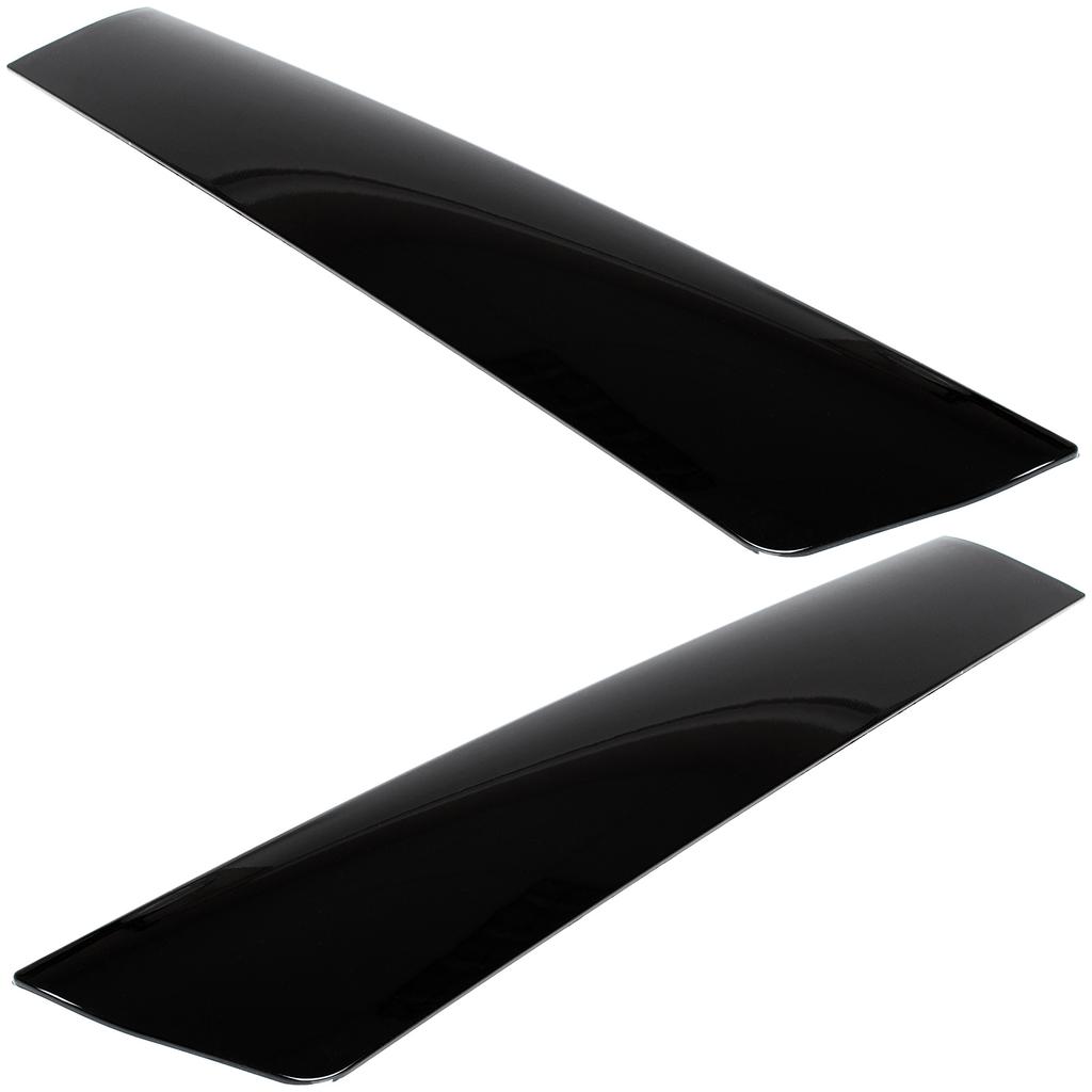 MINI R50 R53 01-06 A-pillar Outer Cover Strip BLACK GLOSS Left + Right 2 Pcs. SET