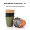 Hejiangshi HJS064 Outdoor Folding 304 Stainless Steel Stackable Cup