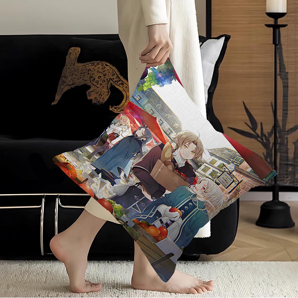 Classic Anime Mushoku Tensei Maple Design Cushion Cover Happy Autumn Harvest Decor Holiday Decorati Pillow Cover