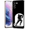 Ice Hockey Rink Phone Case For Samsung Galaxy S24 Ultra S23 FE S22 S20 S21 5G S10 S9 Plus S10E S8 Soft Silicone Clear Cover