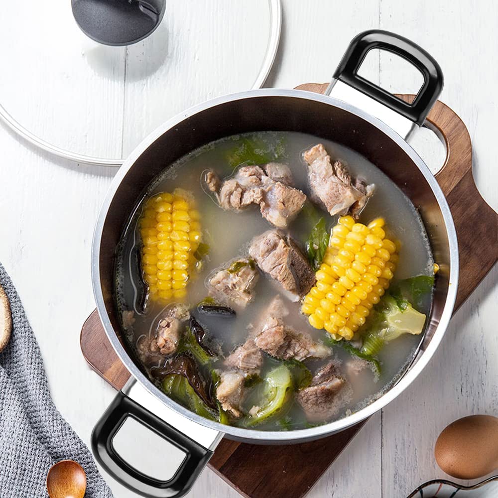 2-teiliger Ersatzgriff für Schnellkochtöpfe mit 2 Löchern, Topfgriff aus Metall, Topfgriff, kurzer Seitengriff für Küchenherd, Dampfgarer