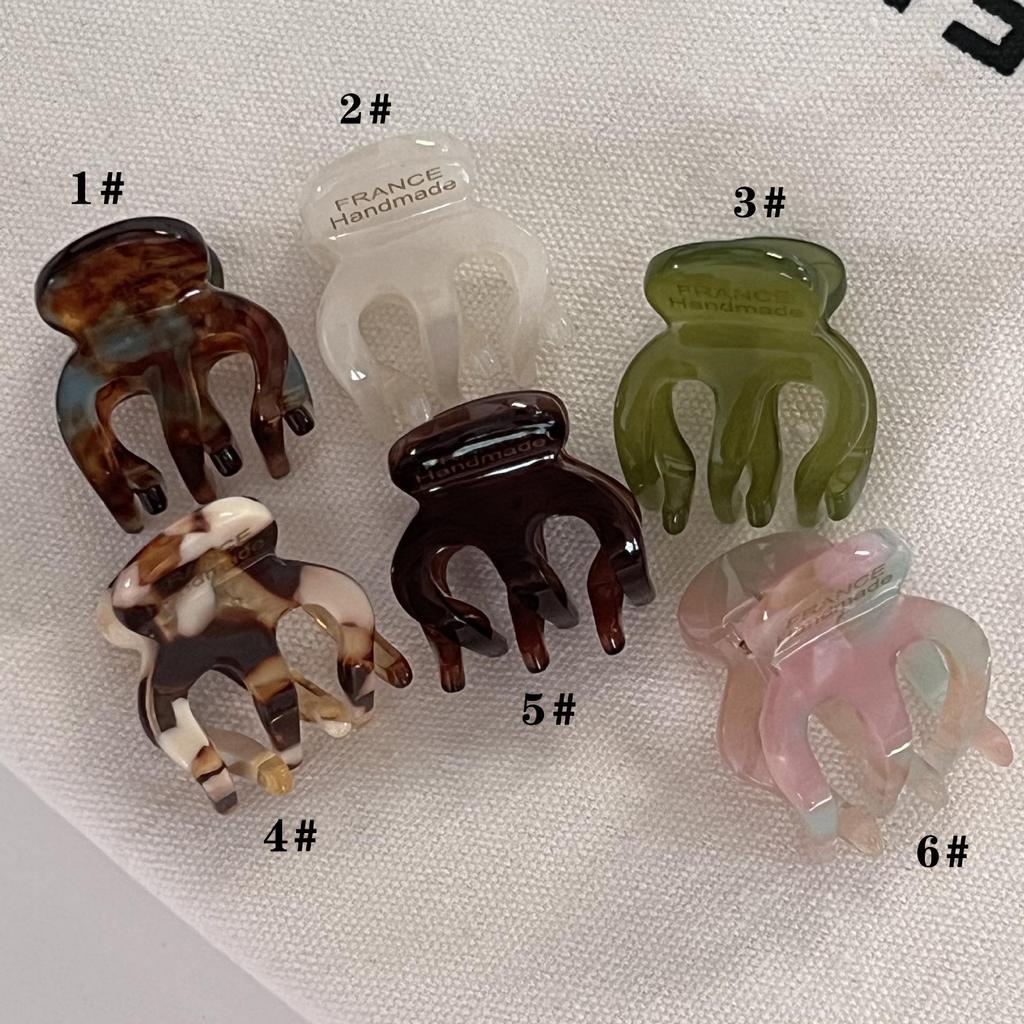 Korean Gold Retro Mini Acetate Hair Clip for Bangs - Simple Niche Princess Style