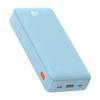 Powerbank 20000mAh Airpow 20W with USBA USBC cable 50cm blue