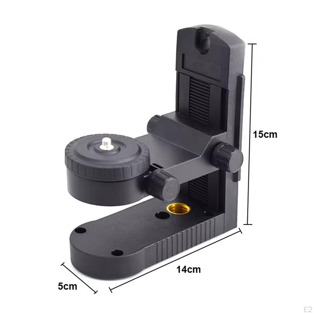 Spirit Level Holder, Swivel Base, Height Adjustment, 360° Fine Universal Rotation