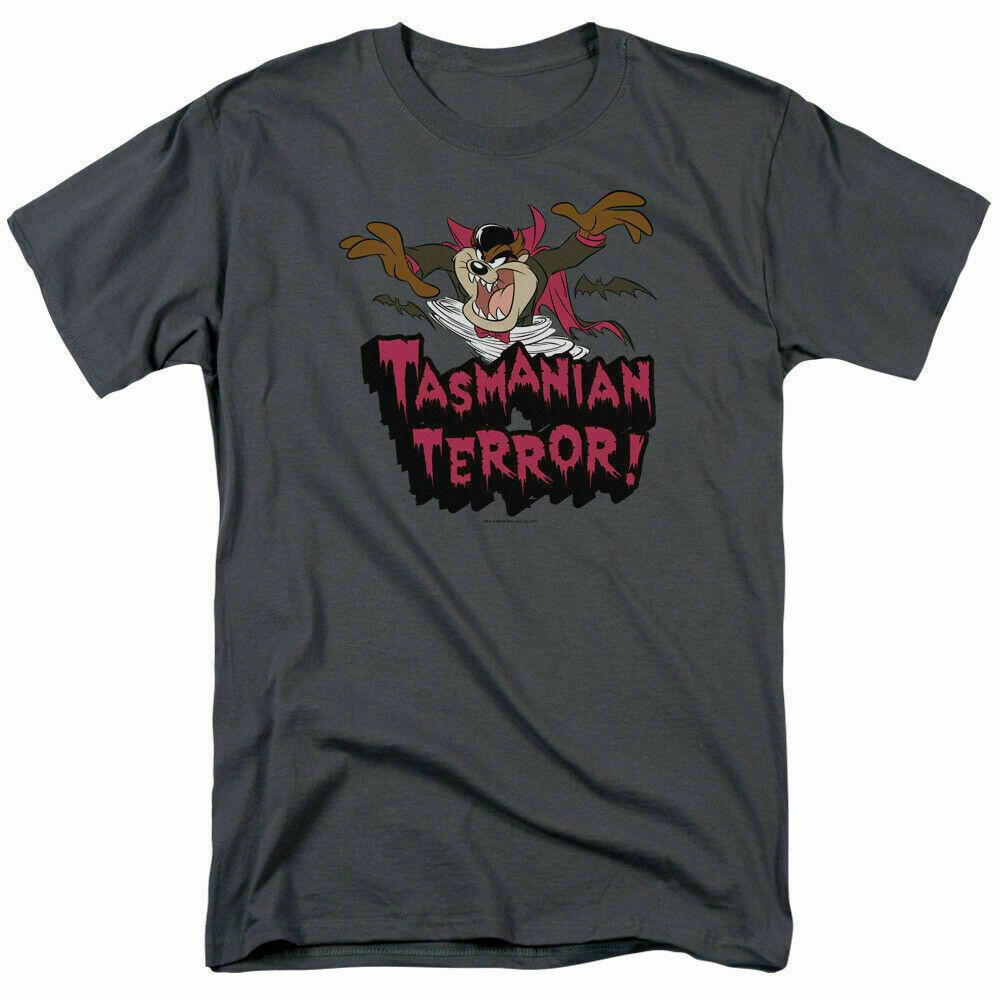 26 Looney Tunes Taz Terror T Shirt Mens Licensed Cartoon Tasmanian Devil Charcoal Unisex T-Shirt XXXL