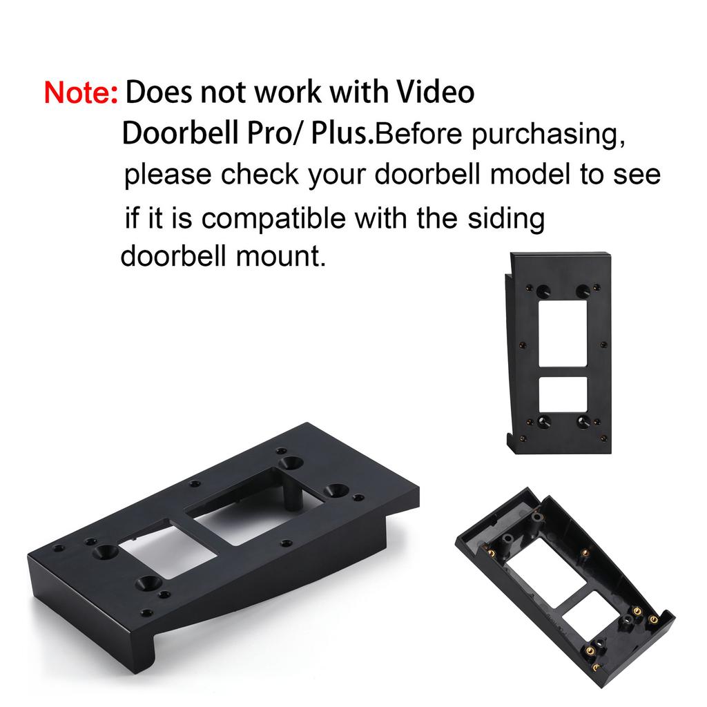 Vinyl Siding Doorbell Mount Vinyl Siding Angle Adjustment Mount Vinyl Siding Bracket for Rings Video Doorbell Enduring