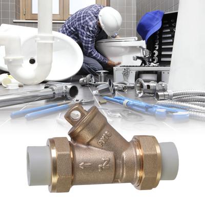 Female Thread Brass Strainer Filter Valve Connector Y Type Strainer Pump Filter Water Pipe Fittings Check Valve
