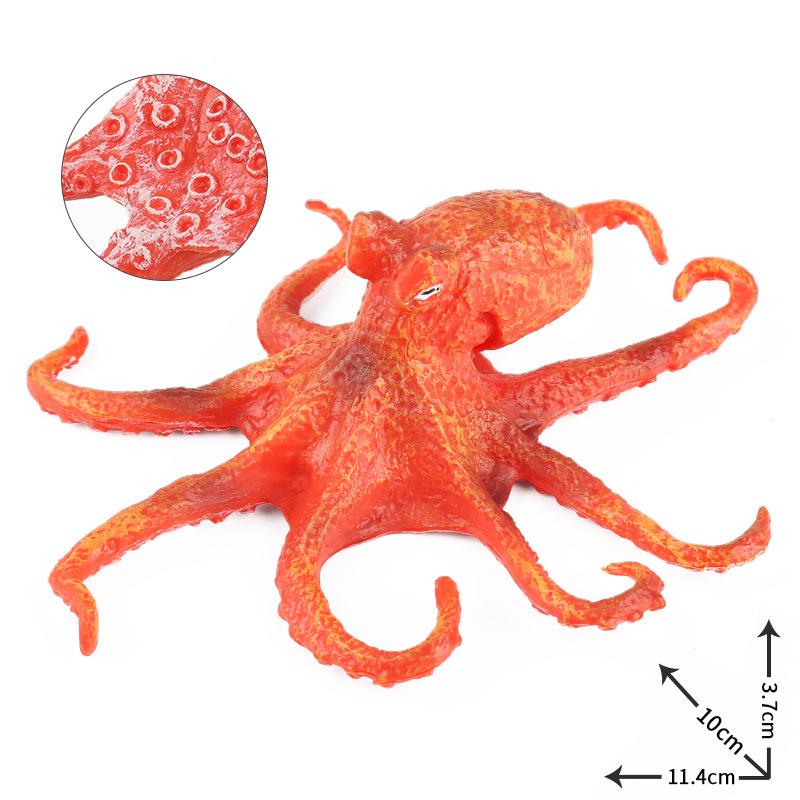 Octopus Model: Micro-Landscape Marine Science Education Decor Toy