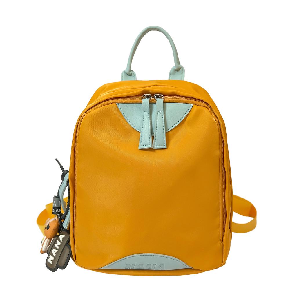Schoolbag Backpack Lightweight Backpack Wholesale New Contrasting Color Small Fresh Student Schoolbag Ins Cute Girl Class Bag
