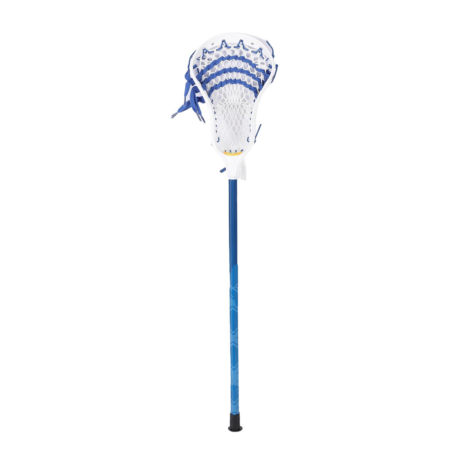 Crosse de Lacrosse pour Tout-Petit Alliage d'Aluminium Antidérapant 24 Pouces Structure Robuste Jouet Amusant Crosse de Lacrosse Blue