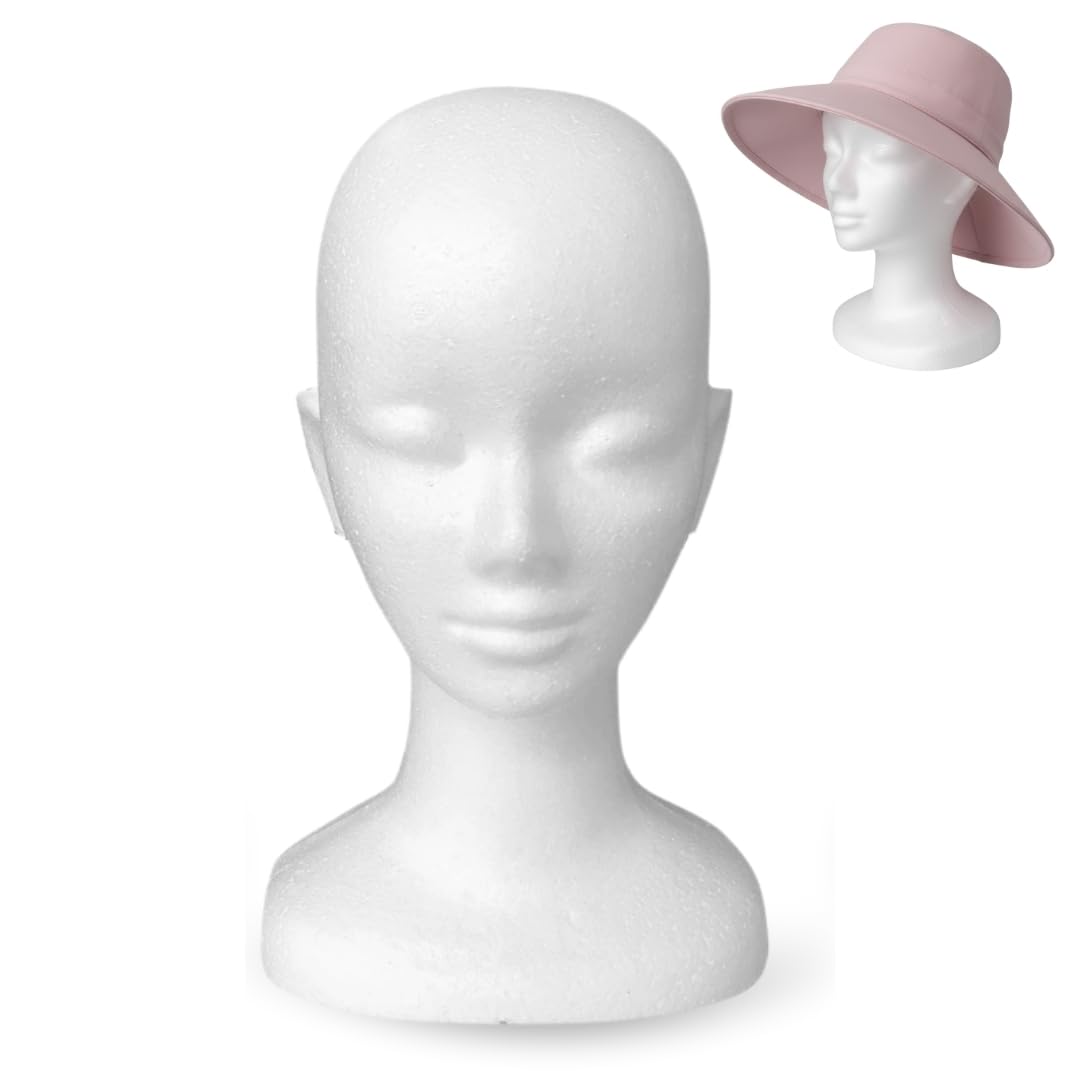 Японский номер Женская пенопластовая легкая манекенная голова, подставка для париков, подставка для демонстрации