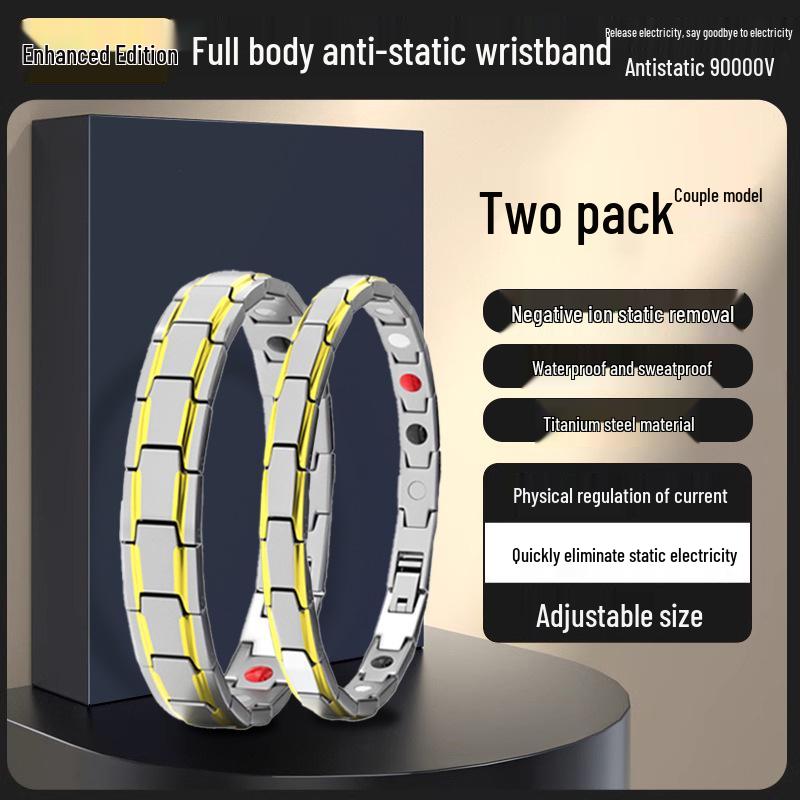 Kabelloses Antistatik-Armband - Eliminiert Winterstatik für Männer und Frauen