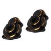 2pcs RC Steering Knuckle Cover Brass Black Remote Control Accessories for RGT EX86190 LC76 1/10 RC Crawler