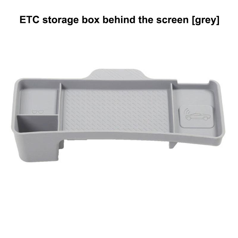 

For Model Y Juniper Model 3 Highland Rear Screen Storage Box Organizer Dashboard Bracket Tissue Box Tray Accessories