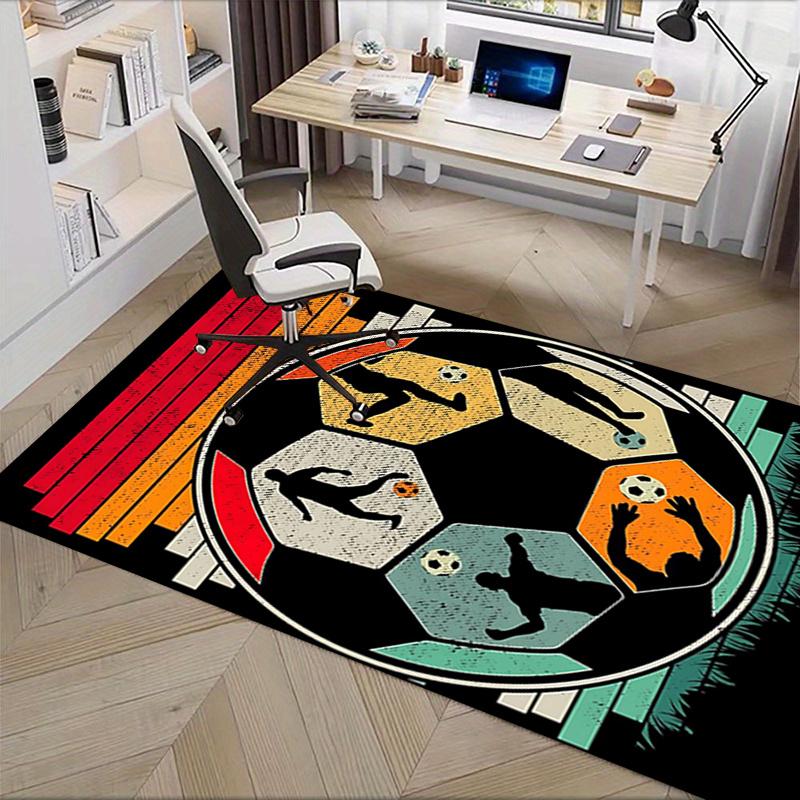 Soccer Chair Mat Office Carpet: Oversized Rug for Home Decor, Sofa Carpet, Desk Mat Perfect Gift for Office and Living Room