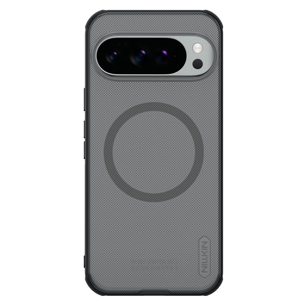 NILLKIN Super Frosted Shield Pro do Google Pixel 10 Pro XL Magnetyczne Etui Matowe PC TPU Przezroczyste Czarne Tylna Pokrywa Telefonu
