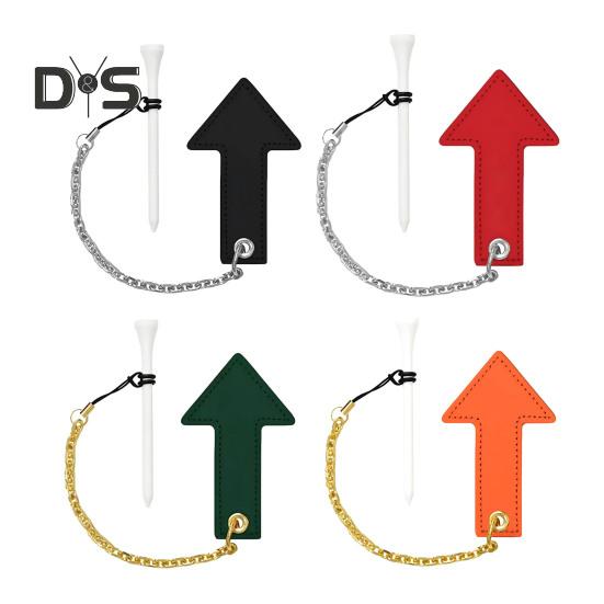 Golf-Tees mit Kette Hohe Stabilität Kompaktes Design Leicht zu tragen Langlebige Golf-Tees Golfschwung-Trainingszubehör