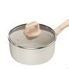 Milk Pan Butter Warmer Cookware Anti Scale Handle Infant Breakfast Pot Small Saucepan for Apartment