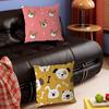 Cartoon Dog Pillow Gift Home Office Decoration Bedroom Sofa Car Cushion Cover Case 45x45