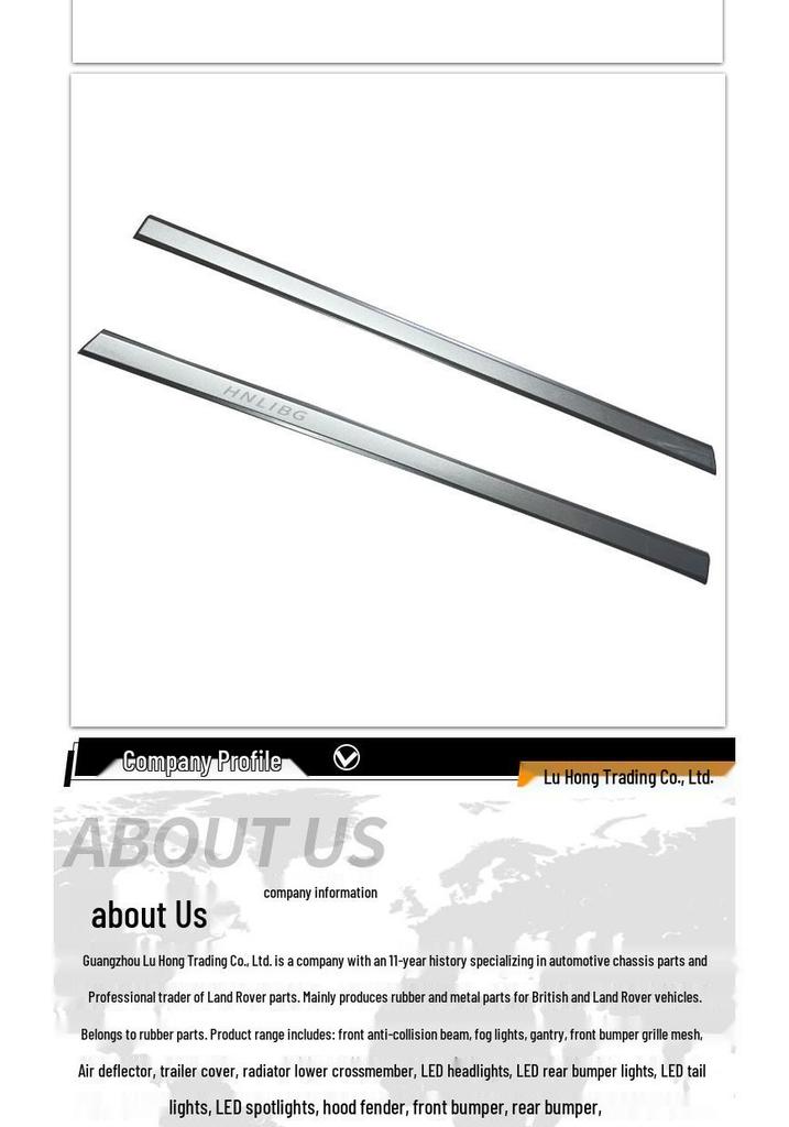 Rear Door Trim Strip for 2013 Land Rover Range Rover Autobiography (Parts LR038858, LR038857)