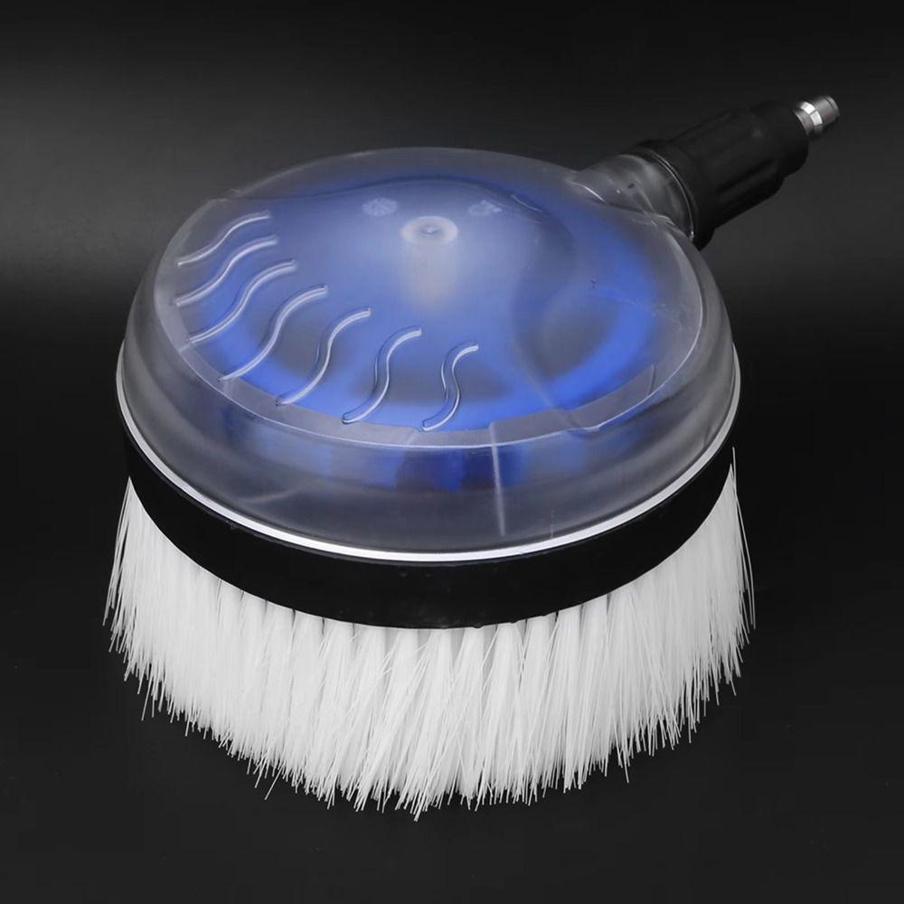 Fan-Shaped Design Rotary Wash Brush 360-Degrees Rotation Car Pressure Washer Brush  Car Cleaning