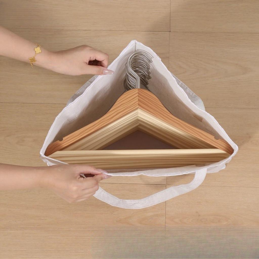 Coat Hanger Storage Bag, Large-capacity Storage Triangular Bag, Household Space-saving Storage Bag