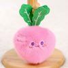 Watermelon Eggplant Apple Garlic Carrot Plush Keychain For Girls Accessory Bag