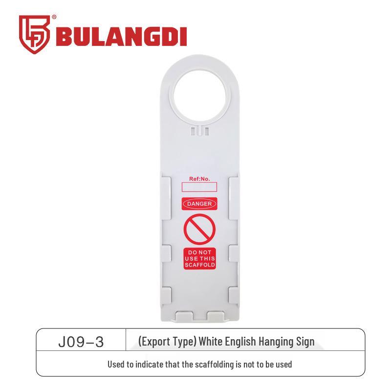 Industrial Safety Scaffolding Tag for Construction Site Shutdown and Overhaul Warnings