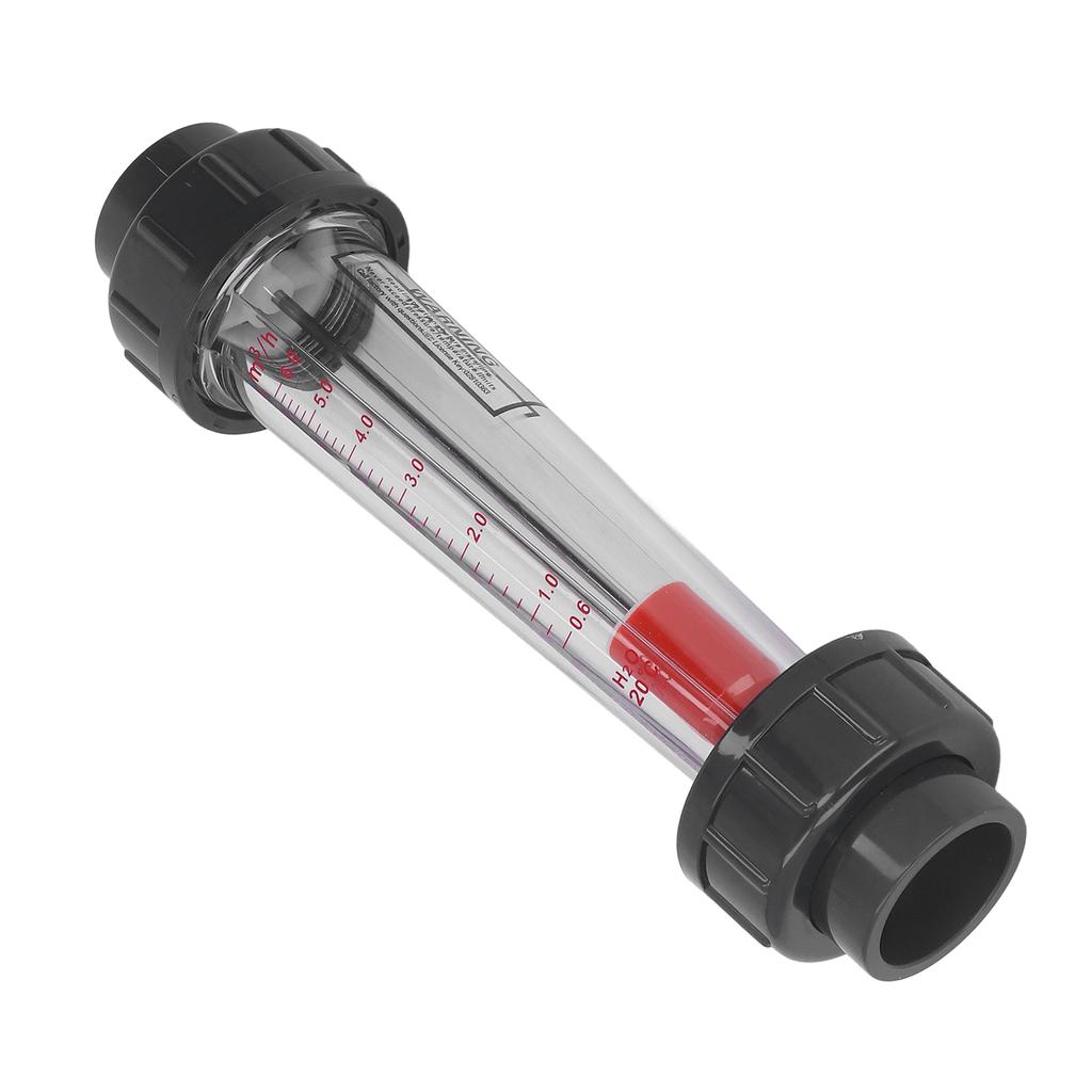 Liquid Flow Meter High Accuracy ABS Plastic Tube Design 0.6‑6m³ h Water Flowmeter