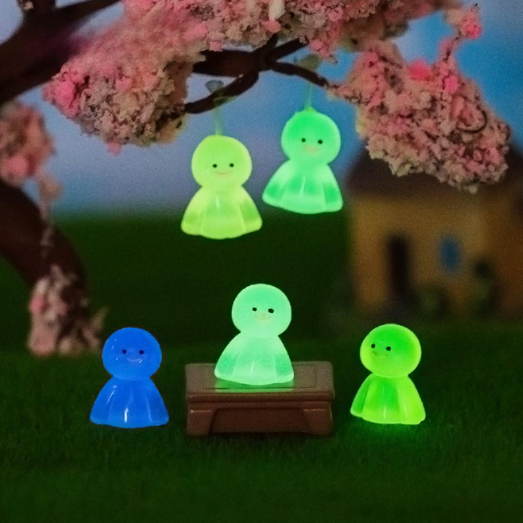 Adorable Resin Craft Rainbow Glow Hanging Charms For Desktop Decoration Accessories