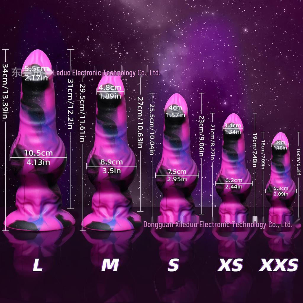 Alien-Themed Silicone Dildo: Soft, Large, Female Masturbator