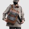 Retro Men's Backpack Large Capacity Waterproof Wear-resistant Multifunctional Computer Bag
