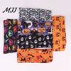 Halloween Sports Accessory Headbands for Women, Cute Pumpkin Ghost Bat Cat Skeleton Wide Hair Bands, Skull Headband Breathable Stretchy Non-Slip