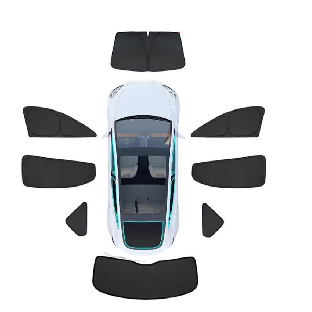 Windshield Sunshade for Tesla Model 3 Highland 2024 2025 Privacy Sun Shade Custom Fit