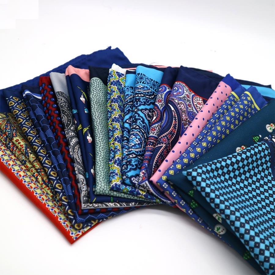 30 Color Luxury Men's Pocket Squares 12In Large Soft Hanky For Men Women Handkerchiefs Chest Towel For Wedding Party Assorted