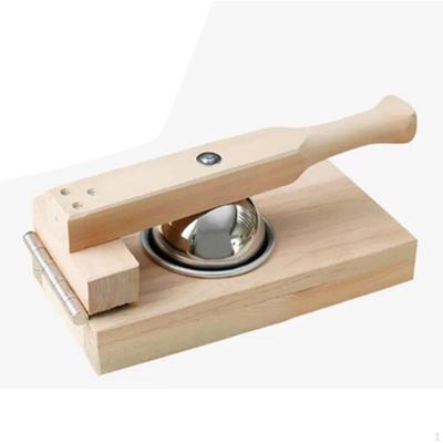 Mochi Maker Green Ball Wooden Dumpling Skin Presser Bakeware Tool Multipurpose Qingtuan Rice