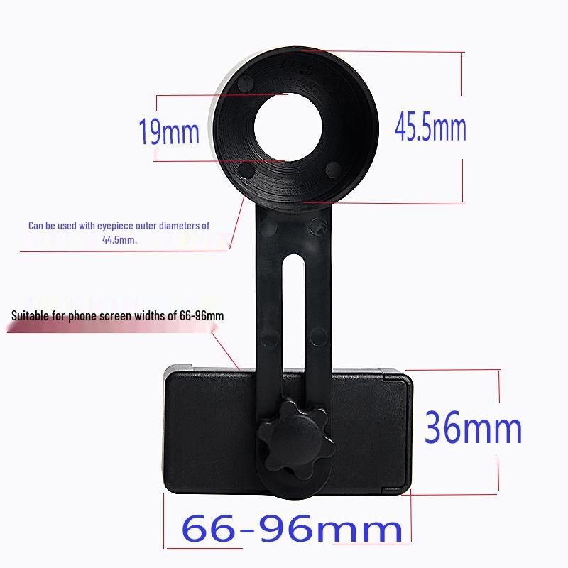 Adjustable Phone Clip Mount for Telescope, Monocular, and Binocular with Stabilizer