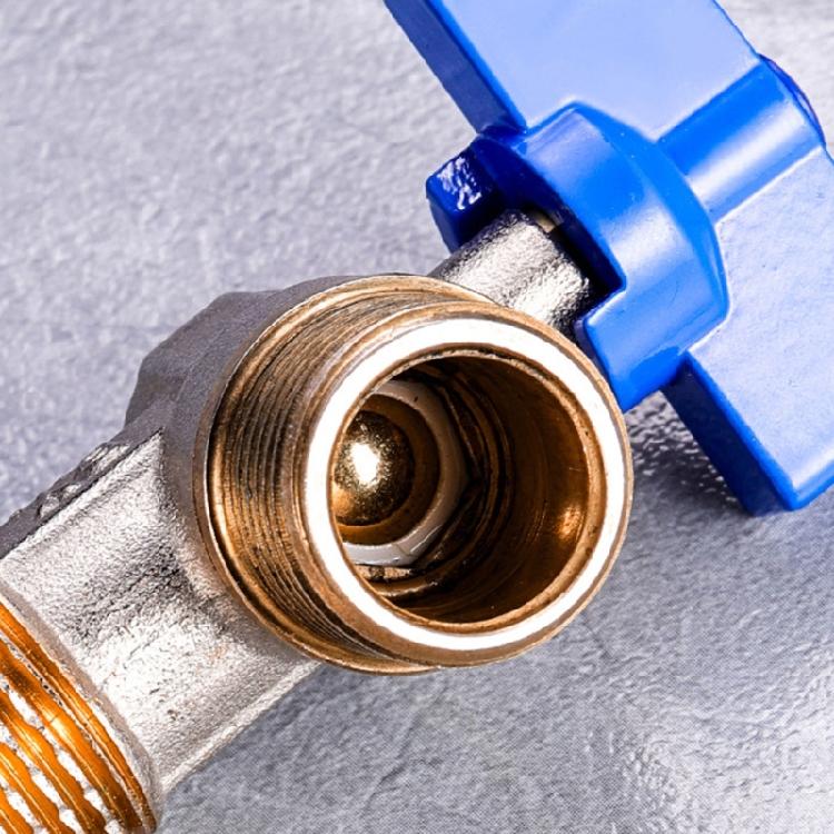 Bathroom High Flows Hot/Cold Water Shut Off Valves 1/2inch Turn Angle Stop Valves Brass Plumbing Fitting Easily To Install