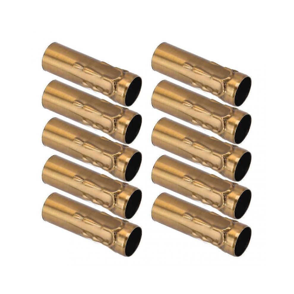 10Pcs E14 Metal Tube for Candle Lamp Holder Lamp Base Lighting Accessories 25x80mm