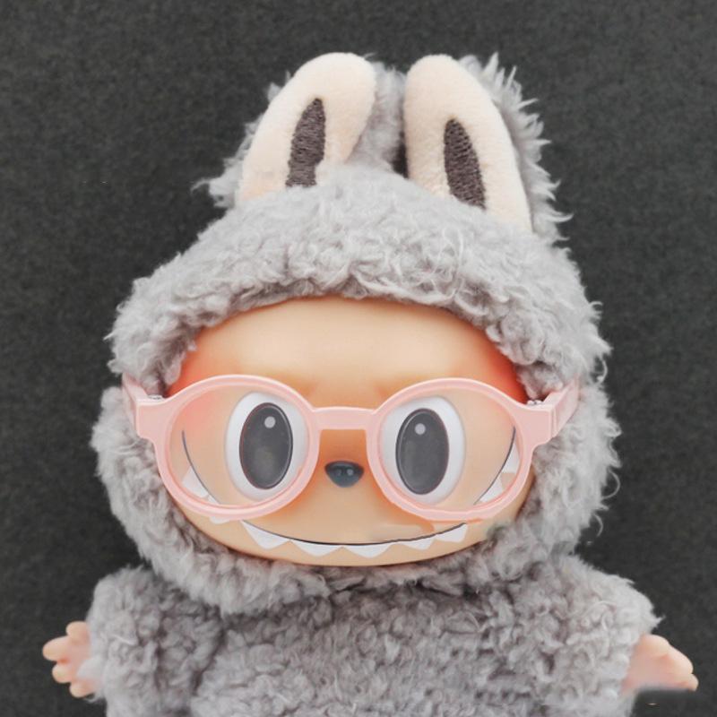 1Pcs Glasses For Mini Cotton Dolls Plastic Glasses Plush Doll Sunglasses Decoration Candy Colored Glasses Doll Accessories