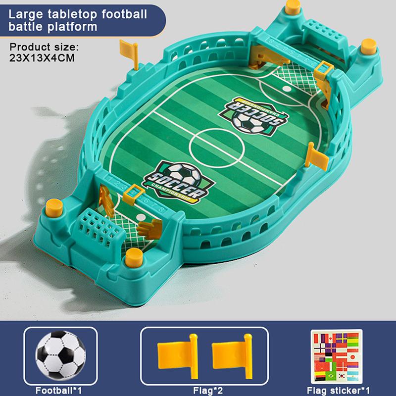 Large Desktop Football Table Children Puzzle Double Competitive Battle Football Board Game Parent-Child Interactive Soccer Games