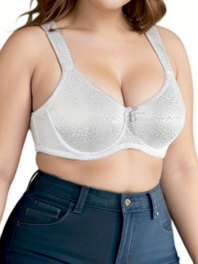 Plus Size Push-Up Underwire Bra - Breast Enhancing, Anti-Sagging, Slimming Effect, Mm Thin Style