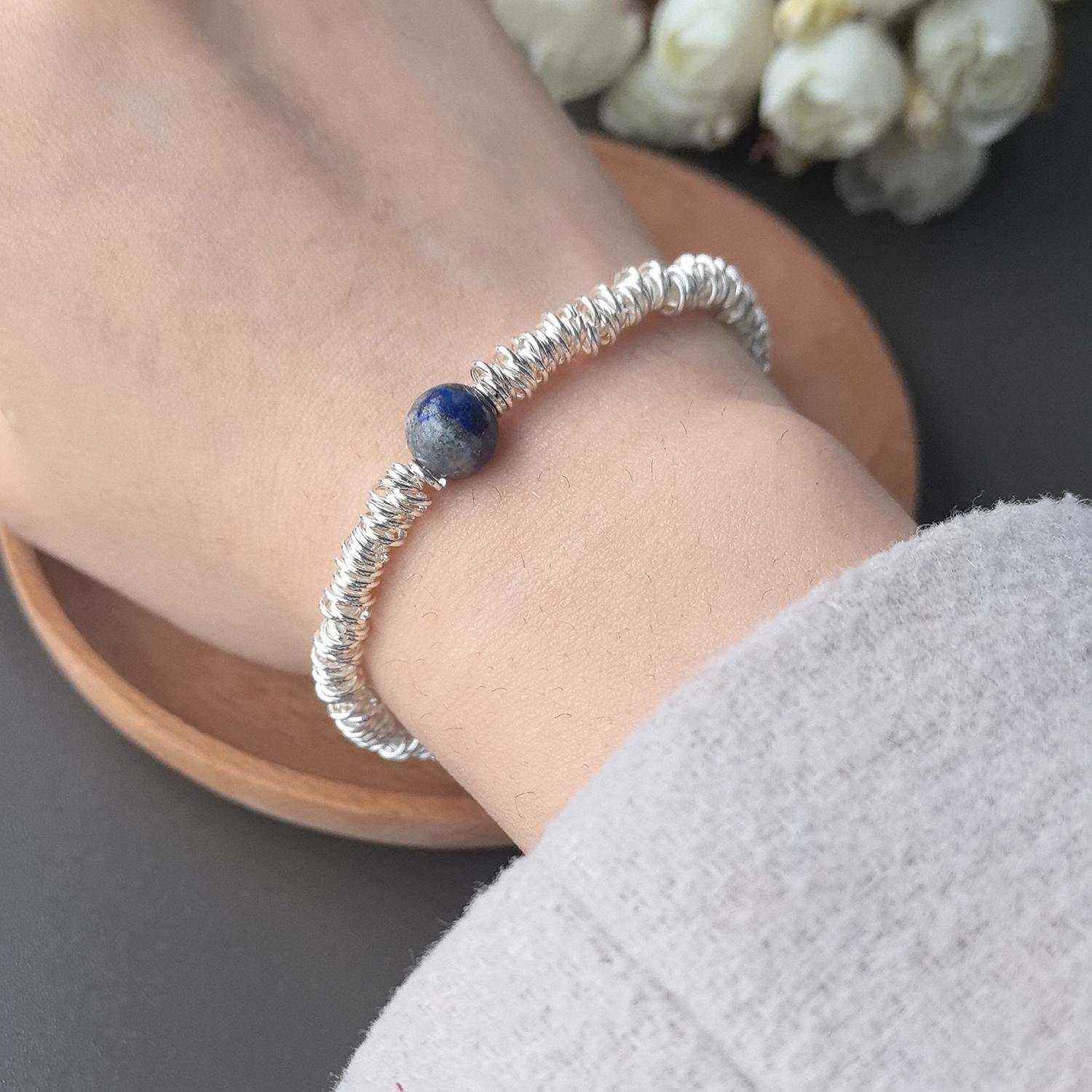 

Ювелірні вироби Подарунок Браслет з натурального гравію з бісеру Чарівні богемні браслети Кришталеві аксесуари Ланцюжок Унісекс Рисові намистини Бірюзовий браслет