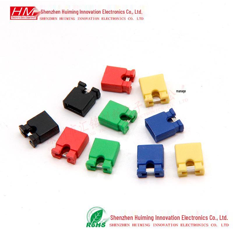 2.54mm Black Open/Closed Jumper Cap & Shorting Block