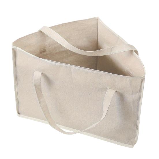 Clothes Hanger Caddy Triangular Storage Bag with Handles Base Plate Wardrobe Clothes Hanger Organizer for Bedroom Cloakroom Laundry Room Storage