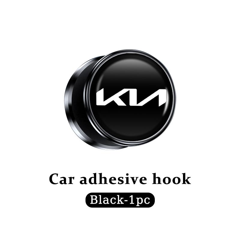 For KIA Car Hooks Small Hanger Self Adhesive Sticky Storage Auto Accessories Ceed Sportage Rio K5 K2 Optima Cerato Venga Sedona