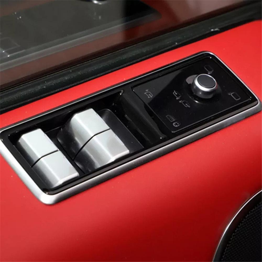4Pcs Window Digital Switch Retrofit Kit For Land Rover Discovery 5 L462 2015-19