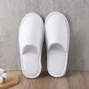 Henaco Disposable Indoor Set of Individually and for Business and One Size Fits Waffle White Slippers, 10, Wrapped, Non-Slip, Hygienic, Breathable,